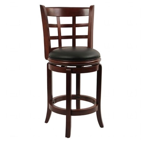 Boraam Boraam 41224 24 in. Kyoto Swivel Stool - Light Cherry 41224